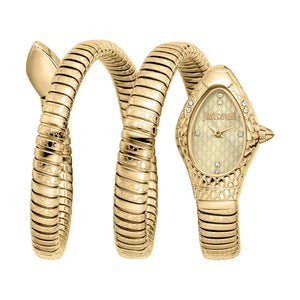 Just Cavalli Aurela Gold Dial Gold Steel Strap Watch for Women - JC1L374M0025 Authentic Buy Shop Now