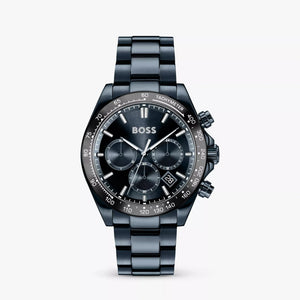 Hugo Boss Hero 2.0 Chronograph Blue Dial Blue Steel Strap Watch for Men - 1514270 Authentic Buy Shop Now