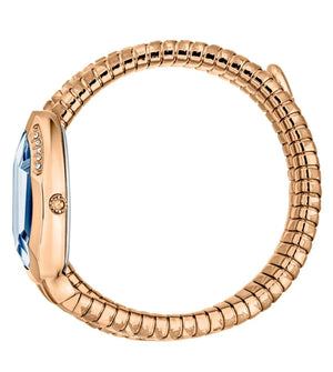 Just Cavalli Taglio Blue Dial Rose Gold Steel Strap Watch for Women - JC1L226M0045 Authentic Buy Shop Now