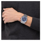 Hugo Boss Candor Chronograph Blue Dial Silver Steel Strap Watch for Men - 1514250 Authentic Buy Shop Now
