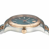 Versace Hellenyium Quartz Green Dial Two Tone Steel Strap Watch for Men - VEVK01324 Authentic Buy Shop Now