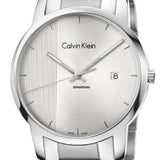 Calvin Klein City Chronograph Silver Dial Silver Steel Strap Watch for Men - K2G2G14X Authentic Buy Shop Now
