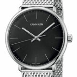 Calvin Klein High Noon Black Dial Silver Mesh Bracelet Watch for Men - K8M21121 Authentic Buy Shop Now