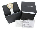 Marc Jacobs Roxy White Dial White Leather Strap Watch for Women - MJ1607 Authentic Buy Shop Now