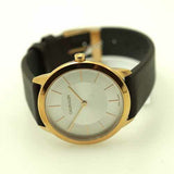 Calvin Klein Minimal White Dial Brown Leather Strap Watch for Women - K3M226G6 Authentic Buy Shop Now