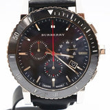 Burberry The City Black Dial Black Leather Strap Watch for Men - BU9382 Authentic Buy Shop Now