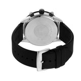 Emporio Armani Mario Chronograph Blue Dial Black Leather Strap Watch For Men - AR11522 Authentic Buy Shop Now