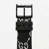Gucci G Timeless Ghost Black Dial Black Leather Strap Watch For Men - YA1264018 Authentic Buy Shop Now
