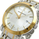 Burberry Heritage White Dial Two Tone Stainless Steel Strap Watch for Men - BU1358 Authentic Buy Shop Now