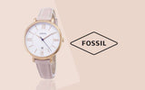 Fossil Jacqueline White Dial Pink Leather Strap Watch for Women - ES3988 Authentic Buy Shop Now