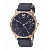 Marc Jacobs Roxy Navy Blue Dial Blue Leather Strap Watch for Women - MJ1534 Authentic Buy Shop Now