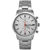 Fossil Townsman White Dial Silver Steel Strap Watch for Men - FS5346 Authentic Buy Shop Now