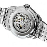 Bulova BVA Dual Aperture Black Dial Silver Steel Strap Watch for Men - 96A119 Authentic Buy Shop Now
