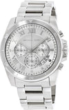 Michael Kors Brecken Chronograph Silver Dial Silver Steel Strap Watch For Women - MK8562 Authentic Buy Shop Now