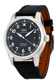 IWC Pilot's Mark XVIII 40mm Black Dial Black Leather Strap Watch for Men - IW327001 Authentic Buy Shop Now