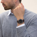 IWC Pilot's Watch Mark XVIII 40mm Black Dial Brown Leather Strap Watch for Men - IW327006 Authentic Buy Shop Now