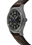 IWC Pilot's Watch Mark XVIII 40mm Black Dial Brown Leather Strap Watch for Men - IW327006 Authentic Buy Shop Now