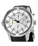 IWC Aquatimer Chronograph White Dial Black Rubber Strap Watch for Men - IW376801 Authentic Buy Shop Now