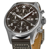 IWC Pilot's Watch Chronograph Edition Brown Dial Brown Leather Strap Watch for Men - IW377713 Authentic Buy Shop Now