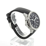 IWC Aquatimer Chronograph Black Dial Black Leather Strap Watch for Men - IW376803 Authentic Buy Shop Now