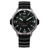 IWC Aquatimer Automatic 2000 Black Dial Black Rubber Strap Watch for Men - IW358002 Authentic Buy Shop Now