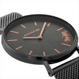 Coach Perry Grey Dial Grey Mesh Bracelet Watch for Women - 14503127 Authentic Buy Shop Now