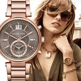 Michael Kors Sawyer Rose Gold Dial Rose Gold Steel Strap Watch for Women - MK6226 Authentic Buy Shop Now