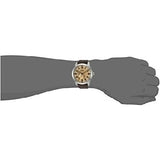 Fossil Pilot 54 Automatic Cream Dial Brown Leather Strap Watch for Men - ME3119 Authentic Buy Shop Now