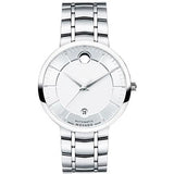 Movado 1881 Automatic Silver Dial Silver Steel Strap Watch for Men - 606915 Authentic Buy Shop Now