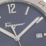 Salvatore Ferragamo F-80 Classic Blue Dial Blue Leather Strap Watch for Men - SFDT00719 Authentic Buy Shop Now