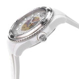 Gucci Dive Automatic Transparent Dial White Rubber Strap Watch For Men - YA136343 Authentic Buy Shop Now