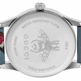 Gucci G Timeless Quartz Blue Dial Blue Leather Strap Watch For Men - YA1264080 Authentic Buy Shop Now