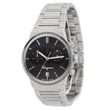 Salvatore Ferragamo Sapphire Chrono Black Dial Silver Steel Strap Watch for Men - SFME00321 Authentic Buy Shop Now