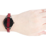 Calvin Klein Rebel Red Black Dial Red Leather Strap Watch for Women - K8P237U1 Authentic Buy Shop Now