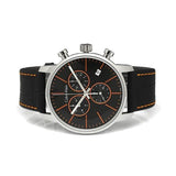 Calvin Klein City Chronograph Black Dial Black Leather Strap Watch for Men - K2G271C1 Authentic Buy Shop Now