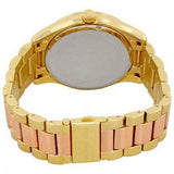 Michael Kors Layton Rose Gold Dial Gold Stainless Steel Strap Watch for Women - MK6476 Authentic Buy Shop Now