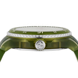 Gucci Dive Automatic Green Dial Green Rubber Strap Unisex Watch - YA136345 Authentic Buy Shop Now