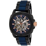 Fossil Modern Machine Automatic Skeleton Blue Dial Two Tone Steel Strap Watch for Men - ME3133 Authentic Buy Shop Now