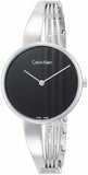 Calvin Klein Drift Black Dial Silver Steel Strap Watch for Women - K6S2N111 Authentic Buy Shop Now