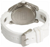 Tommy Hilfiger K2 White Dial White Rubber Strap Watch for Women - 1781306 Authentic Buy Shop Now