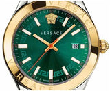 Versace Hellenium Green Dial Two Tone Steel Strap Watch for Men - VEVK00620 Authentic Buy Shop Now