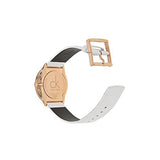 Calvin Klein Accent White Dial White Leather Strap Watch for Women - K2Y2X6K6 Authentic Buy Shop Now
