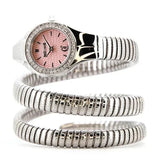 Just Cavalli Vita Pink Dial Silver Steel Strap Watch for Women - JC1L355M0015 Authentic Buy Shop Now