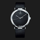 Calvin Klein Sight Black Dial Black Leather Strap Watch for Men - K1S21102 Authentic Buy Shop Now