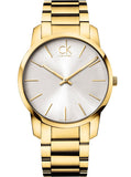 Calvin Klein City Silver Dial Gold Steel Strap Watch for Men - K2G21546 Authentic Buy Shop Now