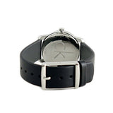 Calvin Klein City Silver Dial Black Leather Strap Watch For Women - K2G231C6 Authentic Buy Shop Now