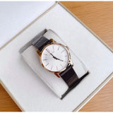 Calvin Klein City White Mother of Pearl Dial Brown Leather Strap Watch for Women - K2G23620 Authentic Buy Shop Now