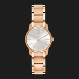 Calvin Klein City White Mother of Pearl Dial Rose Gold Steel Strap Watch for Women - K2G23646 Authentic Buy Shop Now
