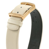 Calvin Klein City Silver Dial White Leather Strap Watch for Women - K2G236X6 Authentic Buy Shop Now