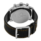 Calvin Klein City Chronograph Black Dial Black Leather Strap Watch for Men - K2G271C1 Authentic Buy Shop Now